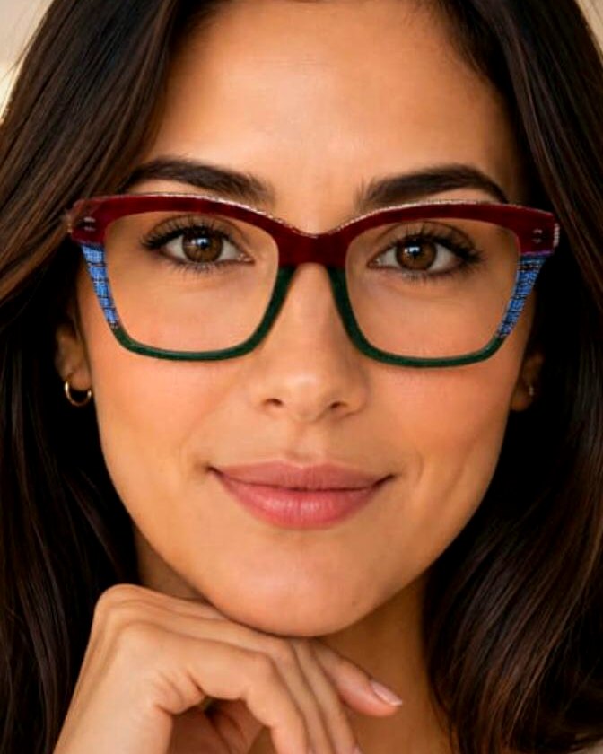 Persona usando anteojos Visión Global